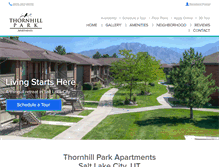 Tablet Screenshot of mythornhillparkapartments.com